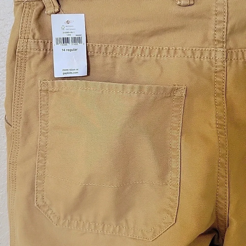 GAP Boys Brown Frayed Hem Shorts Casual Summer Vacation - Size 14